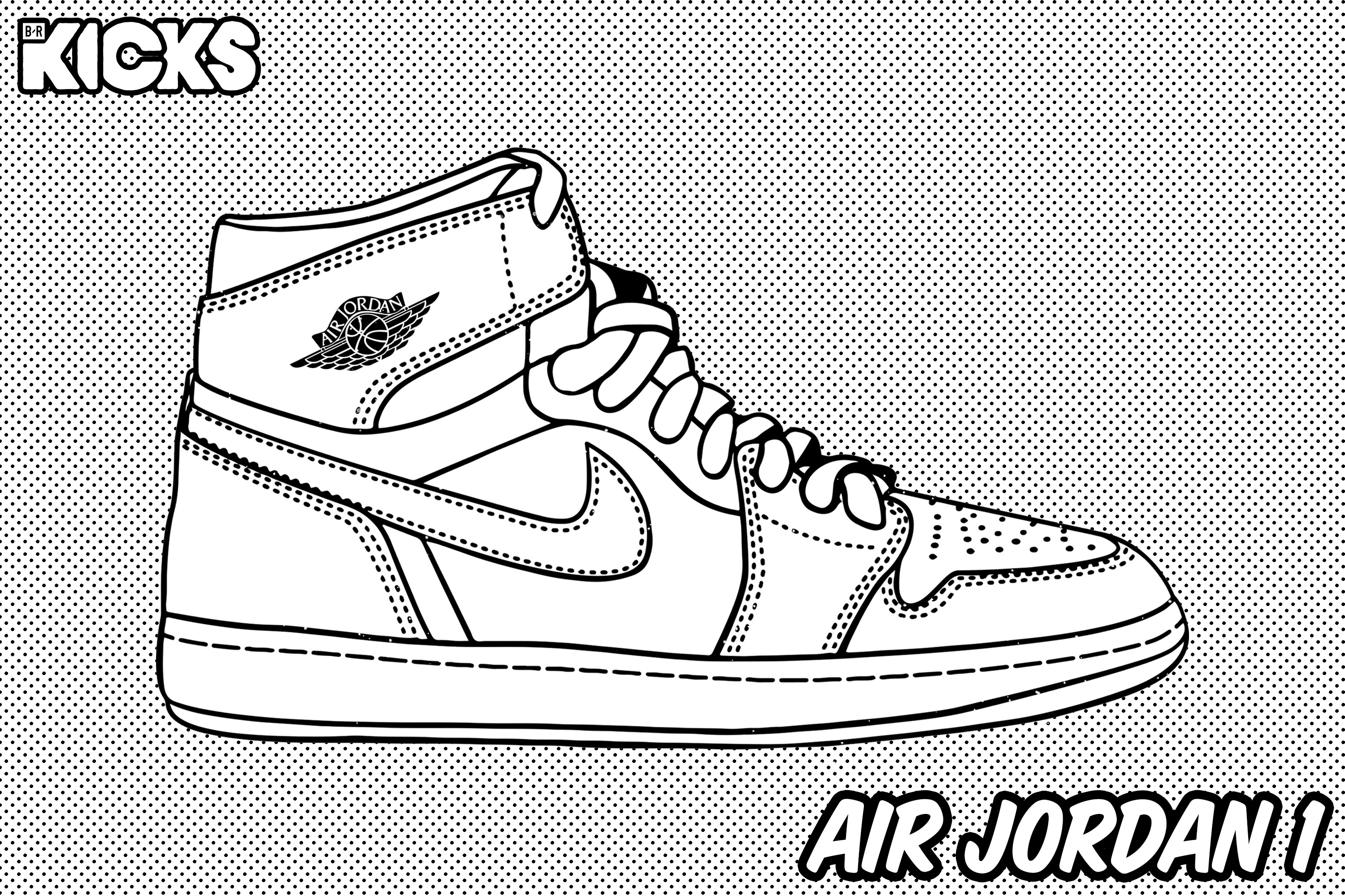 Air Jordan 1 Coloring Book