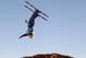 WEST VANCOUVER, BC - FEBRUARY 21: Jeret Peterson of the Unites States performs an air during a men's aerials training session at Cypress Mountain Resort on February 21, 2010 in West Vancouver, Canada. (Photo by Cameron Spencer/Getty Images)