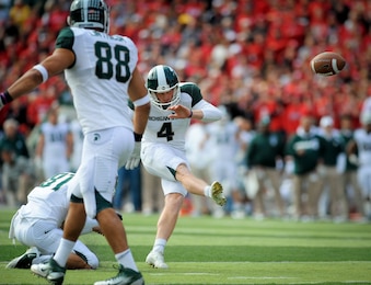 michigan state football 2012 top kickers on the depth michigan state football depth chart 2011