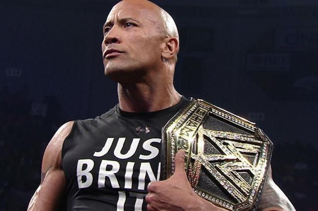 Resultado de imagem para the rock wwe champion