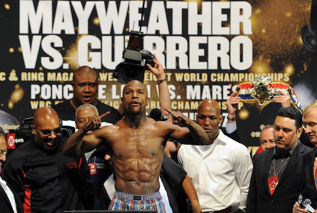 how much money will guerrero make fighting mayweather