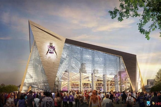 Vikings Reveal New Stadium Design