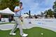 TURIN, ITALY - SEPTEMBER 19: Nicolas Colsaerts of Belgium celebrates at the Genworth Putts for Charity event after the first round of the Italian Open golf at Circolo Golf Torino on September 19, 2013 in Turin, Italy. (Photo by Stuart Franklin/Getty Ima