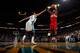 NEW ORLEANS, LA - DECEMBER 11: Kevin Seraphin #13 of the Washington Wizards shoots the ball over Anthony Davis #23 of the New Orleans Hornets at New Orleans Arena on December 11, 2012 in New Orleans, Louisiana. NOTE TO USER: User expressly acknowledges