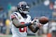 HOUSTON, TX - SEPTEMBER 15: Andre Johnson #80 of the Houston Texans works out on the field before the start of the game against the Tennessee Titans at Reliant Stadium on September 15, 2013 in Houston, Texas. (Photo by Scott Halleran/Getty Images)