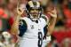 ATLANTA, GA - SEPTEMBER 15: Sam Bradford #8 of the St. Louis Rams calls out to his offense during the game against the Atlanta Falcons at Georgia Dome on September 15, 2013 in Atlanta, Georgia. (Photo by Kevin C. Cox/Getty Images)