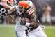 CLEVELAND, OH - SEPTEMBER 8: Running back Trent Richardson #33 of the Cleveland Browns runs for a gain during the first half against the Miami Dolphins at First Energy Stadium on September 8, 2013 in Cleveland, Ohio. (Photo by Jason Miller/Getty Images)