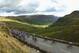PEN-Y-PASS, ENGLAND - SEPTEMBER 18: Dan Martin of Ireland and Garmin Sharp leads Nairo Quintana of Colombia and Movistar and race leader Sir Bradley Wiggins of Great Britain and SKY Procycling up Pen-y-Pass during stage four of the Tour of Britain from S