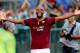 ROME, ITALY - SEPTEMBER 01: Maicon of AS Roma celebrates victory during the Serie A match between AS Roma and Hellas Verona FC at Stadio Olimpico at Stadio Olimpico on September 1, 2013 in Rome, Italy. (Photo by Paolo Bruno/Getty Images)