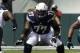 Sep 15, 2013; Philadelphia, PA, USA; San Diego Chargers offensive tackle King Dunlap (77) during the second quarter against the Philadelphia Eagles at Lincoln Financial Field. The Chargers defeated the Eagles 33-30. Mandatory Credit: Howard Smith-USA TODA