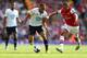 LONDON, ENGLAND - SEPTEMBER 01: Andros Townsend of Tottenham Hotspur is challenged by Kieran Gibbs of Arsenal during the Barclays Premier League match between Arsenal and Tottenham Hotspur at Emirates Stadium on September 01, 2013 in London, England. (P