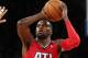 NEW YORK, NY - APRIL 17: Shelvin Mack #8 of the Atlanta Hawks looks to pass the ball against the New York Knicks at Madison Square Garden on April 17, 2013 in New York City. The Knicks defeated the Hawks 98-92. NOTE TO USER: User expressly acknowledges an