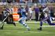DETROIT, MI - SEPTEMBER 08: Reggie Bush #21 of the Detroit Lions runs 77 yards for a third quarter touchdown during the game against the Minnesota Vikings at Ford Field on September 8, 2013 in Detroit, Michigan. (Photo by Leon Halip/Getty Images)