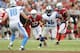 GLENDALE, AZ - SEPTEMBER 15: Running back Joique Bell #35 of the Detroit Lions rushes the football against the Arizona Cardinals during the NFL game at the University of Phoenix Stadium on September 15, 2013 in Glendale, Arizona. The Carindals defeated t