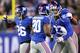 Prince Amukamara (center) and the New York secondary has struggled in 2013.