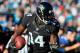 JACKSONVILLE, FL - NOVEMBER 25: Justin Blackmon #14 of the Jacksonville Jaguars rushes for yardage during the game against the Tennessee Titans at EverBank Field on November 25, 2012 in Jacksonville, Florida. (Photo by Sam Greenwood/Getty Images)