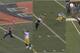Dalton had three straight off-target passes in the first half against the Steelers. Two were targets to Tyler Eifert on 2nd-and-5 and then 3rd-and-5. On the next possession, Dalton opened with a terrible throw to A.J. Green.