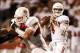 Aug 29, 2013; Fresno, CA, USA; Fresno State Bulldogs quarterback Derek Carr (4) looks to throw a pass against the Rutgers Scarlet Knights in the second quarter at Bulldog Stadium. Mandatory Credit: Cary Edmondson-USA TODAY Sports