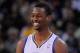 December 18, 2012; Oakland, CA, USA; Golden State Warriors small forward Harrison Barnes (40) looks on during the second quarter against the New Orleans Hornets at ORACLE Arena. The Warriors defeated the Hornets 103-96. Mandatory Credit: Kyle Terada-USA T