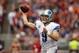 GLENDALE, AZ - SEPTEMBER 15: Quarterback Matthew Stafford #9 of the Detroit Lions drops back to pass against the Arizona Cardinals at University of Phoenix Stadium on September 15, 2013 in Glendale, Arizona. (Photo by Jeff Gross/Getty Images)