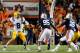 AUBURN, AL - SEPTEMBER 22: Zach Mettenberger #8 of the LSU Tigers looks to pass against the Auburn Tigers at Jordan Hare Stadium on September 22, 2012 in Auburn, Alabama. (Photo by Kevin C. Cox/Getty Images)