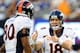 EAST RUTHERFORD, NJ - SEPTEMBER 15: Peyton Manning #18 of the Denver Broncos calls a play during the first half against the New York Giants at MetLife Stadium on September 15, 2013 in East Rutherford, New Jersey. (Photo by Maddie Meyer/Getty Images)