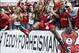 Sep 21, 2013; Louisville, KY, USA; Louisville Cardinals quarterback Teddy Bridgewater (5) celebrates with fans after beating the FIU Golden Panthers at Papa John's Cardinal Stadium. Louisville defeated FIU 72-0. Mandatory Credit: Jamie Rhodes-USA TODAY