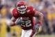 BATON ROUGE, LA - NOVEMBER 25: Peyton Hillis #22 of the University of Arkansas Razorbacks carries the ball during the game with the Louisiana State University Tigers on November 25, 2005 at Tiger Stadium in Baton Rouge, Louisiana. The Tigers won 19-17.