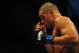 Jul 21, 2012; Calgary, AB, CANADA; Renan Barao during the interim bantamweight title bout of UFC 149 against Urijah Faber (not pictured) at the Scotiabank Saddledome. Mandatory Credit: Anne-Marie Sorvin-USA TODAY Sports