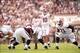Sep 14, 2013; College Station, TX, USA; Alabama Crimson Tide quarterback AJ McCarron (10) directs the offense against the Texas A&M Aggies during the first half at Kyle Field. Mandatory Credit: Thomas Campbell-USA TODAY Sports