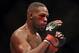 Sep 21, 2013; Toronto, Ontario, CAN; Blood bleeds from a cut on the eye of Jon Jones during his fight against Alexander Gustafsson (not pictured) during their light heavyweight championship bout at UFC 165 at the Air Canada Centre. Mandatory Credit: Tom S