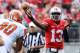 COLUMBUS, OH - SEPTEMBER 21: Quarterback Kenny Guiton #13 of the Ohio State Buckeyes completes a pass in the first half against the Florida A&M Rattlers at Ohio Stadium on September 21, 2013 in Columbus, Ohio. Ohio State defeated FAMU 76-0. (Photo by J