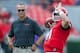 Georgia head coach Mark Richt (left) and QB Aaron Murray.