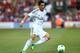 BOURNEMOUTH, ENGLAND - JULY 21: Angel di Maria of Real Madrid controls the ball during a pre season friendly match between AFC Bournemouth and Real Madrid at Goldsands Stadium on July 21, 2013 in Bournemouth, England. (Photo by Jan Kruger/Getty Images)