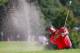 ATLANTA, GA - SEPTEMBER 22: Tiger Woods plays a bunker shot on the third hole during the final round of the TOUR Championship by Coca-Cola at East Lake Golf Club on September 22, 2013 in Atlanta, Georgia. (Photo by Sam Greenwood/Getty Images)