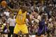 LOS ANGELES - MARCH 24: Shaquille O'Neal #34 of the Los Angeles Lakers posts up Brad Miller #52 of the Sacramento Kings during the game at the Staples Center on March 24, 2004 in Los Angeles, California. The Lakers won 115-91. NOTE TO USER: User expres