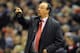 LIVERPOOL, ENGLAND - DECEMBER 13: Liverpool Manager Rafael Benitez shouts instructions during the Barclays Premier League match between Liverpool and Arsenal at Anfield on December 13, 2009 in Liverpool, England. (Photo by Michael Regan/Getty Images)