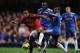 LONDON, ENGLAND - NOVEMBER 08: Anderson of Manchester United holds off the challenge from Ashley Cole of Chelsea during the Barclays Premier League match between Chelsea and Manchester United at Stamford Bridge on November 8, 2009 in London, England. (P