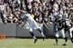 OAKLAND, CA - SEPTEMBER 15: Wide receiver Cecil Shorts III #84 of the Jacksonville Jaguars tries to catch a pass against the Oakland Raiders in the fourth quarter on September 15, 2013 at O.co Coliseum in Oakland, California. The Raiders won 19-9. (Phot