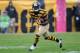 PITTSBURGH, PA - OCTOBER 28: Antonio Brown #84 of the Pittsburgh Steelers carries the ball against the Washington Redskins on October 28, 2012 at Heinz Field in Pittsburgh, Pennsylvania. (Photo by Joe Sargent/Getty Images)