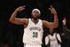 Reggie Evans looks to be the first big man off the bench for the Nets.