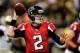 NEW ORLEANS, LA - SEPTEMBER 08: Matt Ryan #2 of the Atlanta Falcons drops back to pass against the New Orleans Saints duirng a game at the Mercedes-Benz Superdome on September 8, 2013 in New Orleans, Louisiana. The Saints defeated the Atlanta Falcons 23-1