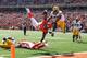 CINCINNATI, OH - SEPTEMBER 22: Giovani Bernard #25 of the Cincinnati Bengals scores a touchdown during the NFL game against the Green Bay Packers at Paul Brown Stadium on September 22, 2013 in Cincinnati, Ohio. (Photo by Andy Lyons/Getty Images)