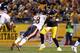 PITTSBURGH, PA - SEPTEMBER 22: D.J. Williams #58 of the Chicago Bears sacks Ben Roethlisberger #7 of the Pittsburgh Steelers in the first half during the game on September 22, 2013 at Heinz Field in Pittsburgh, Pennsylvania. (Photo by Justin K. Aller/Ge