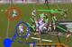 The QB can drift back for a delayed screen or turn up field on a wheel route.