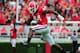 ATHENS, GA - SEPTEMBER 21: Leonard Floyd #84 of the Georgia Bulldogs celebrates after making a tackle against the North Texas Mean Green at Sanford Stadium on September 21, 2013 in Athens, Georgia. (Photo by Scott Cunningham/Getty Images)