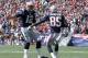 FOXBORO, MA - SEPTEMBER 22: Kenbrell Thompkins #85 of the New England Patriots celebrates his touchdown withTom Brady #12 during the first quarter in a game with the Tampa Bay Buccaneers at Gillette Stadium on September 22, 2013 in Foxboro, Massachusetts