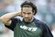 EAST RUTHERFORD, NJ - SEPTEMBER 8: Mark Sanchez #6 of the New York Jets walks on the sidelines against the Tampa Bay Buccaneers during their game at MetLife Stadium on September 8, 2013 in East Rutherford, New Jersey. (Photo by Jeff Zelevansky/Getty Im