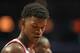 CHICAGO, IL - MAY 10: Jimmy Butler #21 of the Chicago Bulls waits for a teammate to shoot a free throw against the Miami Heat in Game Three of the Eastern Conference Semifinals during the 2013 NBA Playoffs at the United Center on May 10, 2013 in Chicago,
