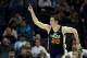 CHARLOTTE, NC - JANUARY 09: Gordon Hayward #20 of the Utah Jazz reacts after a basket against the Charlotte Bobcats during their game at Time Warner Cable Arena on January 9, 2013 in Charlotte, North Carolina. NOTE TO USER: User expressly acknowledges